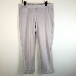 J. Jill‎ Stretchy Rolled Hem Essential Work Office Career Pants Gray Size Small
